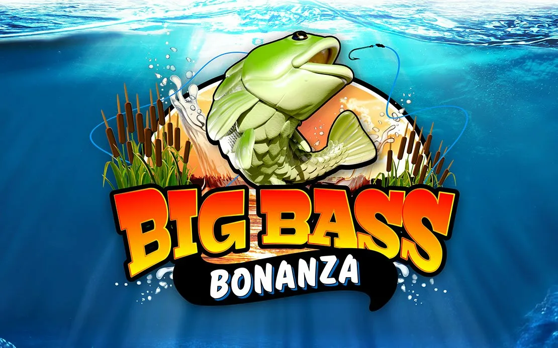 Big Bass Bonanza slot game screenshot showing fishing-themed gameplay with collector wilds
